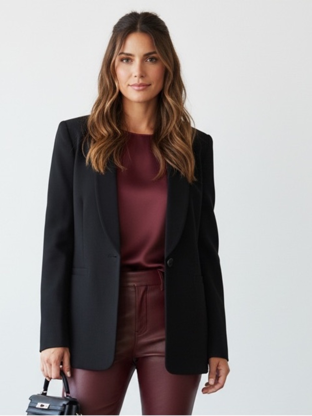 VTG *Jackie Kennedy’s Designer | Vintage Oleg Cassini Black Power Blazer Size 6